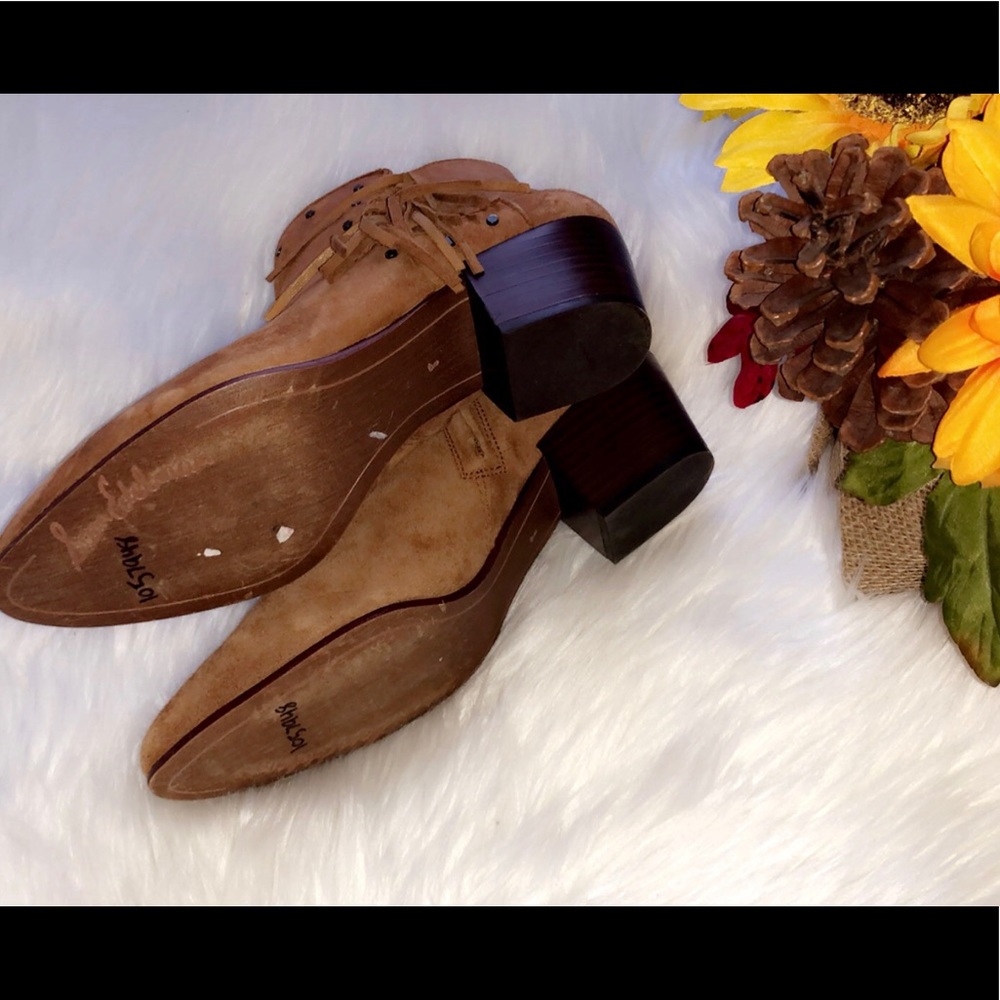 SAM EDELMAN Rudie Studded Fringe Booties - Picture 8 of 8